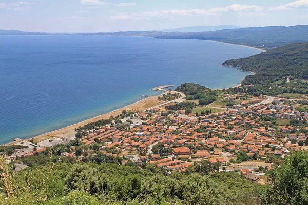 Stratoni Wybrzeżu Półwyspu Chalkidiki Północnej Grecji — Zdjęcie stockowe