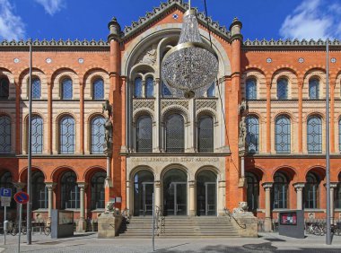 Hannover, Almanya - 03 Mayıs 2011: Kunstverein çağdaş sanat konut yapı Hannover, Almanya.