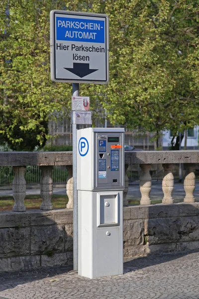 Hanover Germany May 2011 Easy Automated Parking Tickets Machine Hannover — Stock Photo, Image