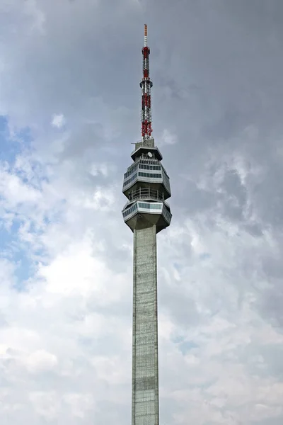 Yeni Kulesi Avala Belgrad Sırbistan — Stok fotoğraf