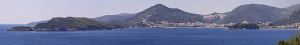 Budva Karadağ Nisan 2011 Uzun Budva Karadağ Adriyatik Denizi Panoramik — Stok fotoğraf