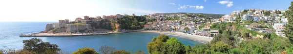 Ulcinj Montenegro Апреля 2011 Года Малый Пляж Бухта Ulcinj Montenegro — стоковое фото