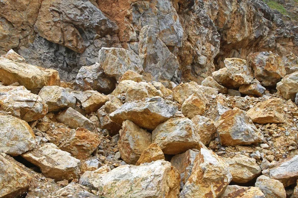 Piedras Grandes Cantera Cielo Abierto — Foto de Stock