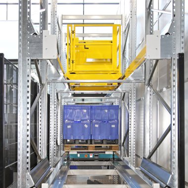 Otomatik Palet Servisi depolama ve alma sistemi dağıtım depo