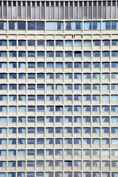 Μπετόν Και Γυαλί Πρόσοψης Αρχιτεκτονικό Πρότυπο Στο Λονδίνο — Φωτογραφία Αρχείου