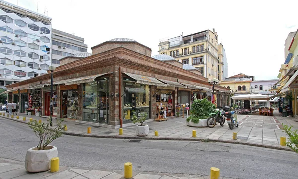 Θεσσαλονίκη Ιούλιος 2011 700 Χρόνια Παλιά Σκεπαστή Αγορά Μπεζεστένι Οθωμανικής — Φωτογραφία Αρχείου