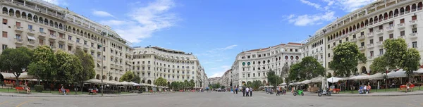 Tesalónica Grecia Julio 2011 Panorama Del Paisaje Urbano Plaza Aristóteles — Foto de Stock