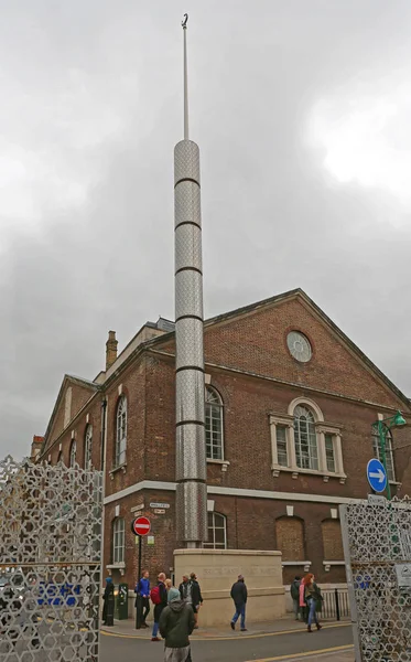 英国伦敦 2013年11月24日 英国伦敦周日的砖头巷 Jamme Masjid 清真寺 — 图库照片
