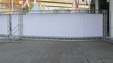 Arkadan görünüş sahne Billboard Metal Yapı