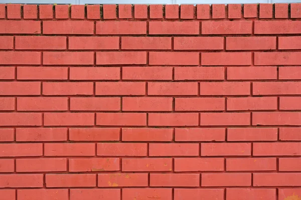 明るい赤レンガ壁の建築構造 — ストック写真