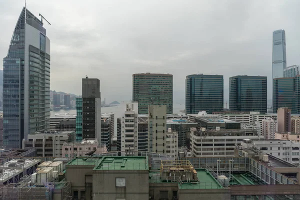 Skysrapers Tsim Sha Tsui Hong Kong Çin Binalar — Stok fotoğraf