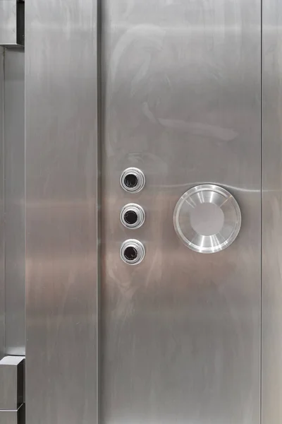 Safe Deposit Box Dial Buttons Steel Door — Stock Photo, Image