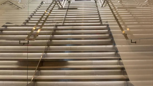 Big Marble Stairs With Led Lights Build In