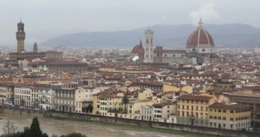 Floransa Duomo kubbe Cityscape Toskana İtalya
