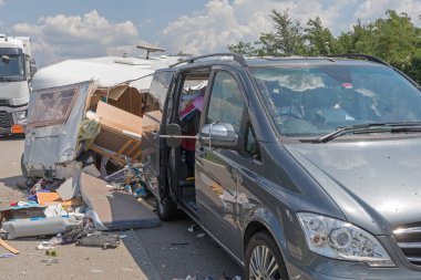 Karavan ve Van Otobanı Trafik Kazası