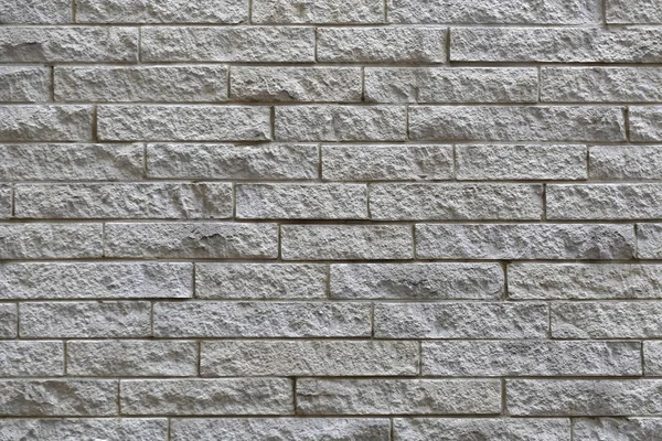 Стена Белого Кирпича Грубой Текстурой — стоковое фото