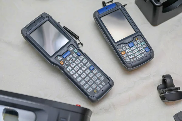 Handheld Barcode Scanner Rfid Mobile Computer Equipment — Stock Photo, Image