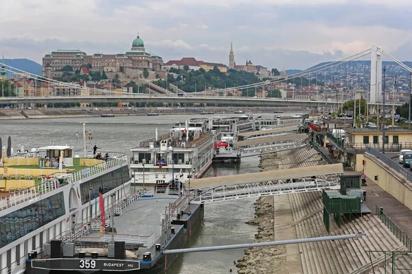 Budapest floden Donau — Stockfoto