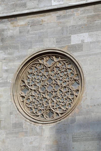 Rose Window-kathedraal — Stockfoto