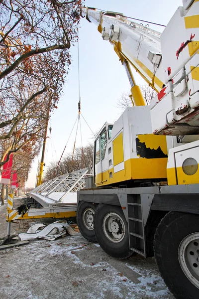 Crane Truck Lift — Stock Photo, Image