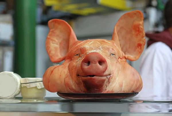 Big Pig Head — Stock Photo, Image