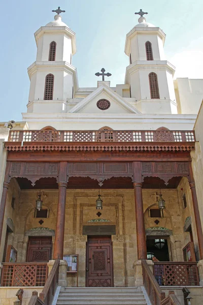 Hängande kyrka i Kairo — Stockfoto