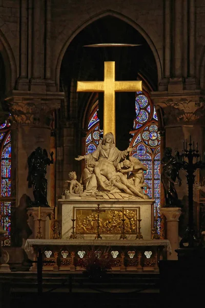 Cross Notre Dame — Stock Photo, Image