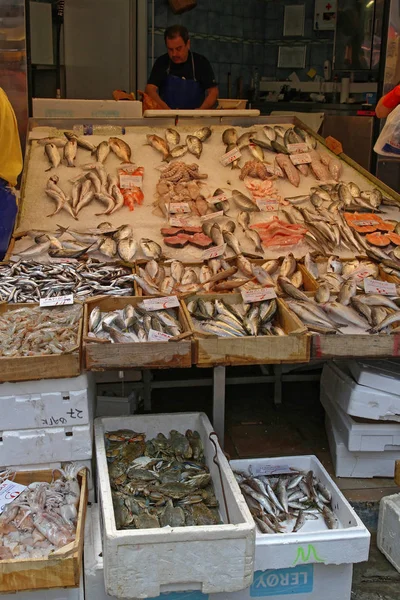 Mercado de peixe Salónica — Fotografia de Stock