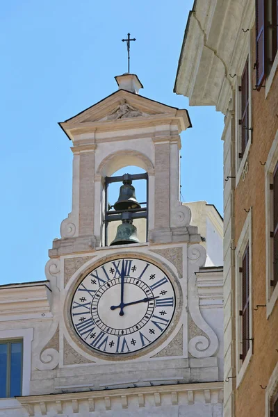 Igreja Relógio Roma — Fotografia de Stock