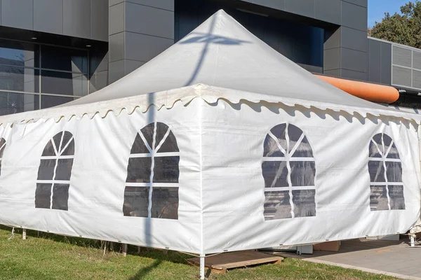 White Canopy Tent — Stock Photo, Image