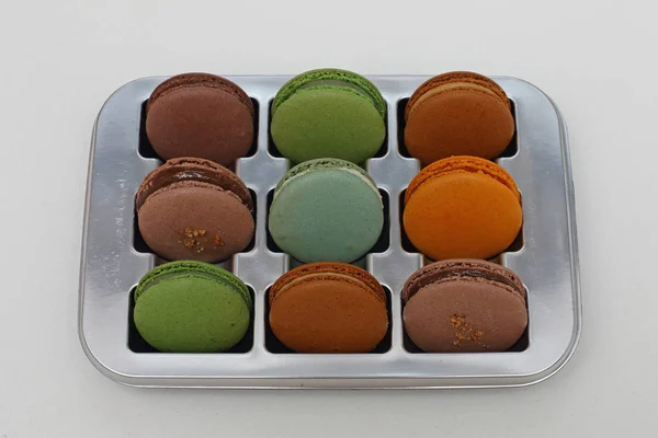 Macarons Tray — Stock Photo, Image