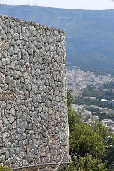 Stöd stenmur — Stockfoto
