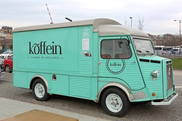 Camion à café Citroën Vintage — Photo