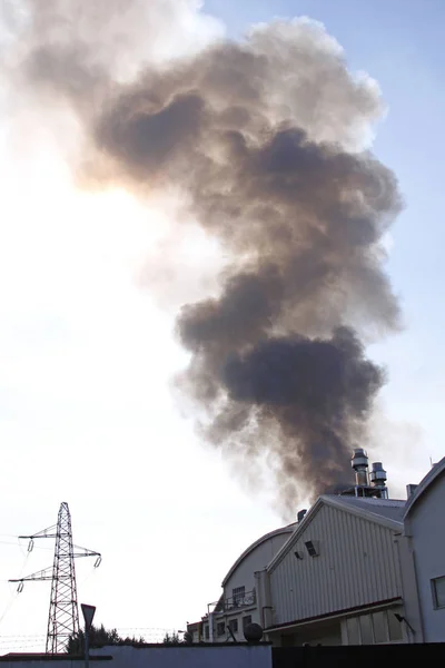 Incendie d'entrepôt — Photo