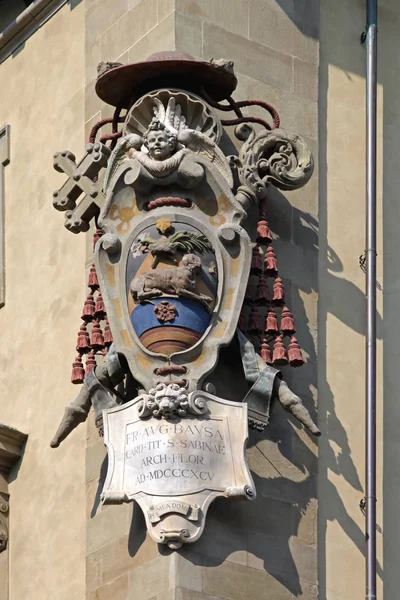 Archbishop Coat of Arms Florence — Stock Photo, Image