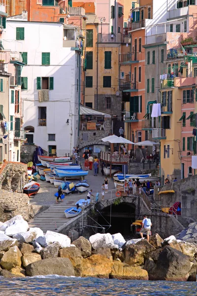 VILLAJE RIOMAGGIORE — Foto de Stock