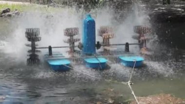 Kültür Balıkçılığı Göletkürek Tekerlekler Su Aerator