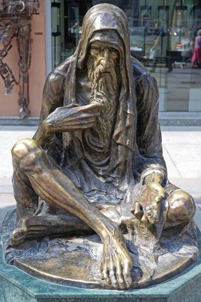 Beggar Monument Skopje — Stock Photo, Image