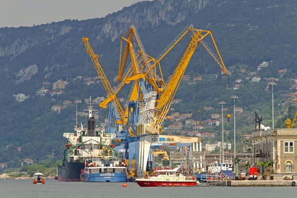 Trieste bağlantı noktası — Stok fotoğraf