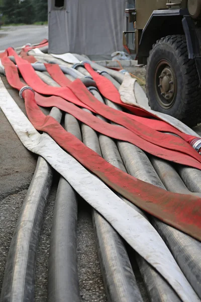 Feuerwehrschlauch — Stockfoto