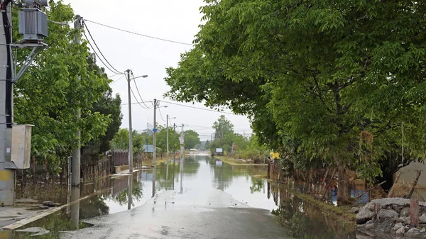 Flooded Street — Stock Photo, Image