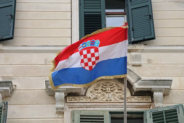 Croatian Flag — Stock Photo, Image