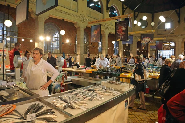 Vismarkt van Rijeka — Stockfoto