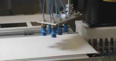 Robot Kol Konveyör Bandında Emme Kupası Vakum