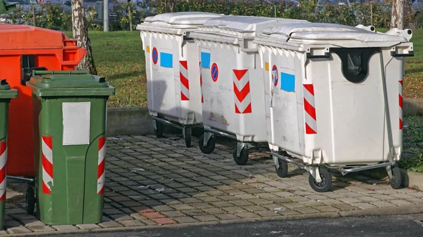 Witte recycling — Stockfoto