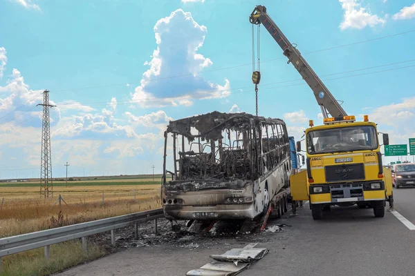Çekme otobüs Flatbed