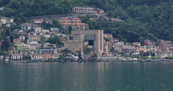 Campione Italia Comune Στη Λίμνη Λουγκάνο — Αρχείο Βίντεο