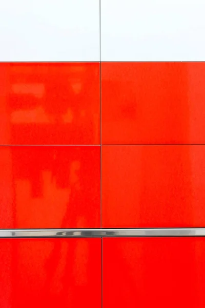 Red tiles wall — Stock Photo, Image