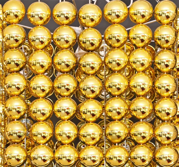 Złote kulki — Zdjęcie stockowe