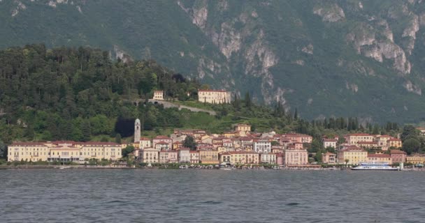 Bellagio Italia Junio 2019 Small Town Lake Como Coast Bellagio — Vídeos de Stock